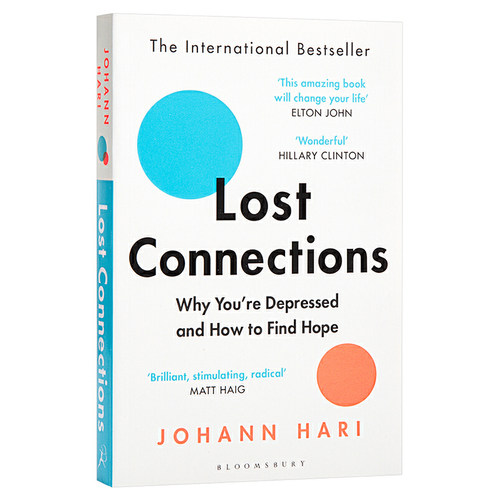 失联：认识沮丧，重获自信（TED演讲者约翰·哈里）英文原版书籍 Lost Connections Johann Hari Bloomsbury