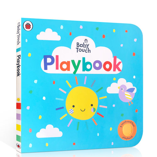 进口英文原版 Baby Touch: Playbook 玩玩书 触摸书幼儿认知启蒙读物 亲子睡前阅读