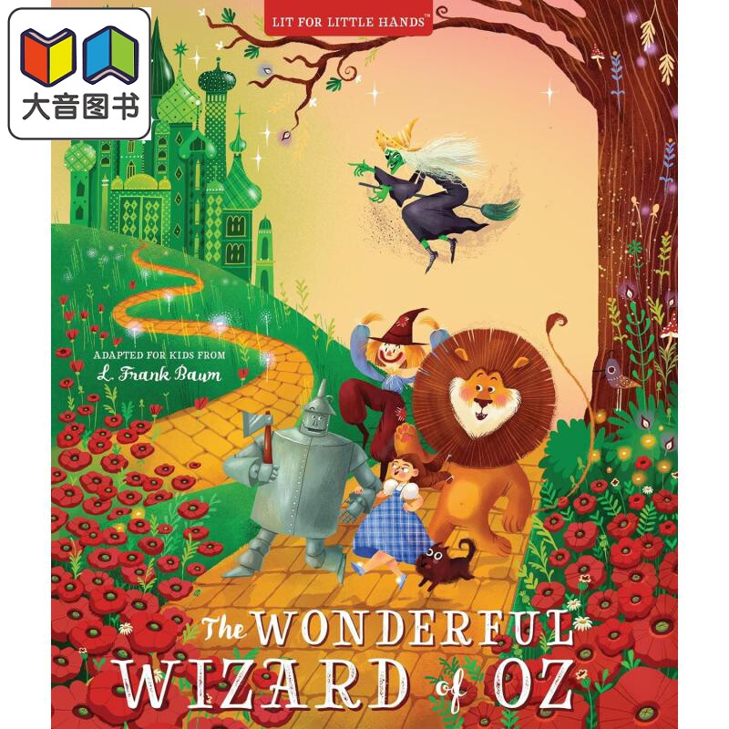 小手翻翻小童话Lit for Little Hands 绿野仙踪The Wonderful Wizard of Oz 英文原版儿童故事绘本纸板书小初文学 大音