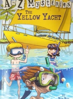 A to Z Mysteries 系列 #25 The Yellow Yacht 字母之谜 神秘事件 黄色的游艇 英文原版章节书神秘案件英文版推理小说 Ron Ro