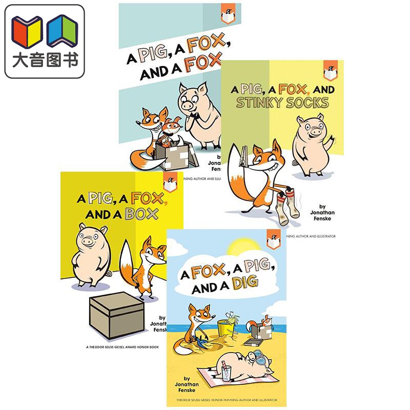 猪和狐狸的故事4册套装英文