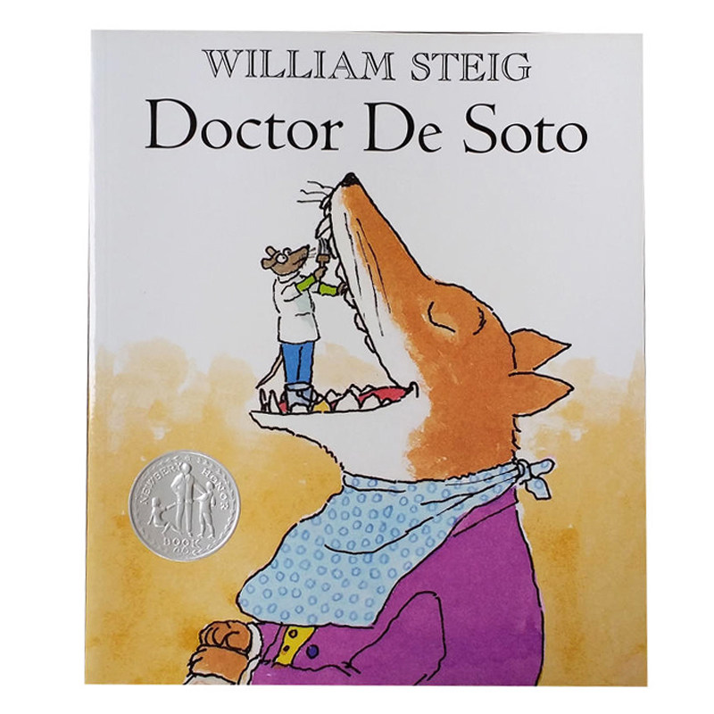 纽伯瑞银奖 老鼠牙医生 进口英文原版 Doctor DeSoto 1983年纽伯瑞银奖作品 儿童文学小说 趣味读物 家长经典故事 大音