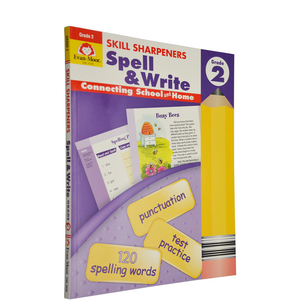 Skill Sharpeners Spell & Write Grade 2 技能铅笔刀系列 阅读与拼写 二年级 美国加州教材教辅 小学 英文原版书籍 Evan Moo