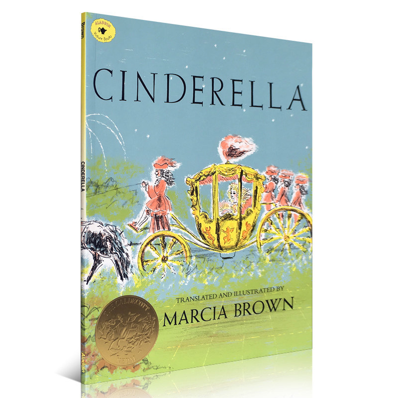 英文原版进口 cinderella 灰姑娘 marcia brown 凯迪克绘本大奖 儿童