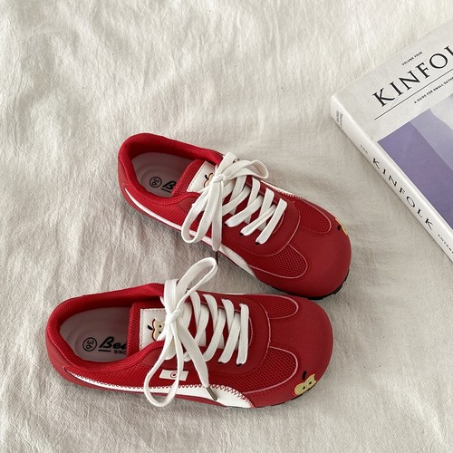 红苹果德训鞋爆款网纱透气女鞋夏