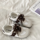 喜叔复古百搭泡芙德训鞋 运动休闲板鞋 女款 小众丑萌平底阿甘小白鞋