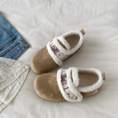 女2025新款 冬季 保暖毛毛鞋 喜叔小众复古一脚蹬加绒勃肯鞋 穆勒棉鞋