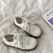 丑萌大头板鞋 喜叔 春季 百搭休闲运动鞋 复古德训小白鞋 女2025新款