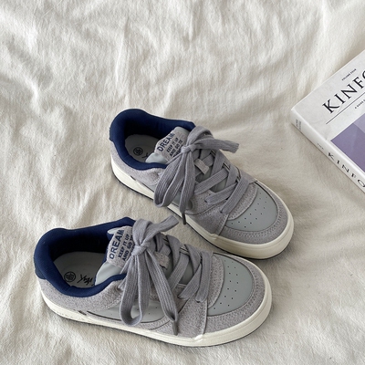 美式高街复古面包鞋小众厚底板鞋