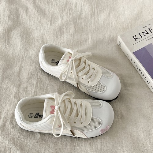 夏季透气网面小白鞋薄底德训鞋子