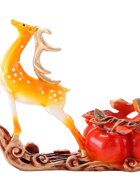 创意实用新中式一路顺柿红酒架葡萄酒架子洋酒收纳摆件家居饰品