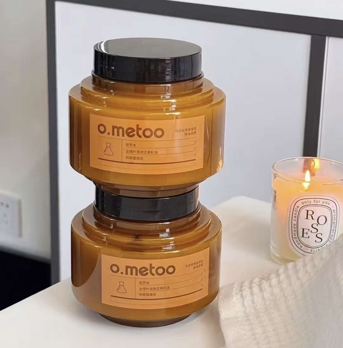 o.metoo魔女精油发膜500g乌木玫瑰香臻柔护发素保湿滋润香氛枯毛