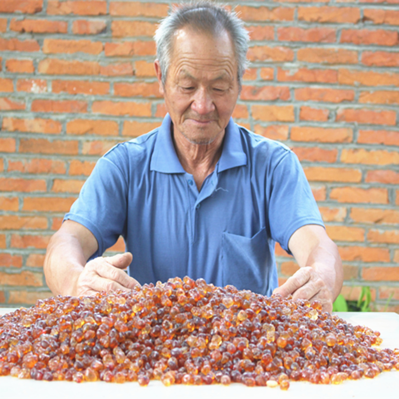 天然无杂质手工修剪桃胶500克