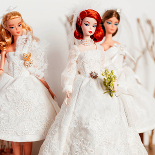 [买二送一]仙仙公主娃衣FR超模小布可儿换装衣服婚纱高端定制新品