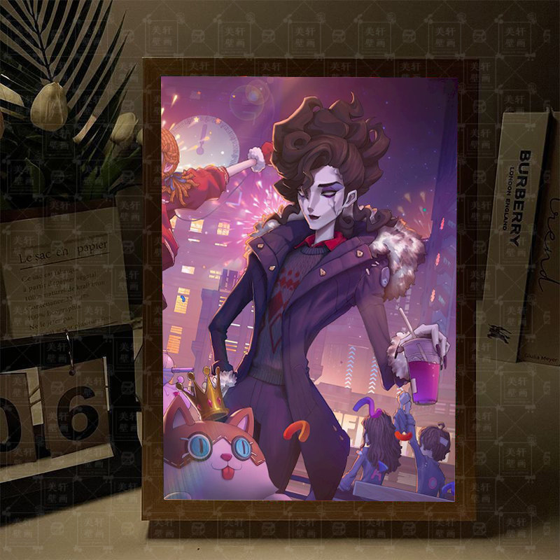 第五人格歌剧演员周边灯光画桑格莉娅手办小夜灯蓝牙音箱音响装饰