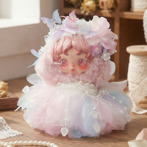 SP娃衣光织园可爱高颜值毛绒公仔挂件衣服饰SKULLPANDA可替换服饰