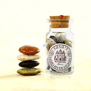 糖果瓶水果糖石头糖 店1886玻璃罐装 西班牙进口分装 零食软糖莎莎