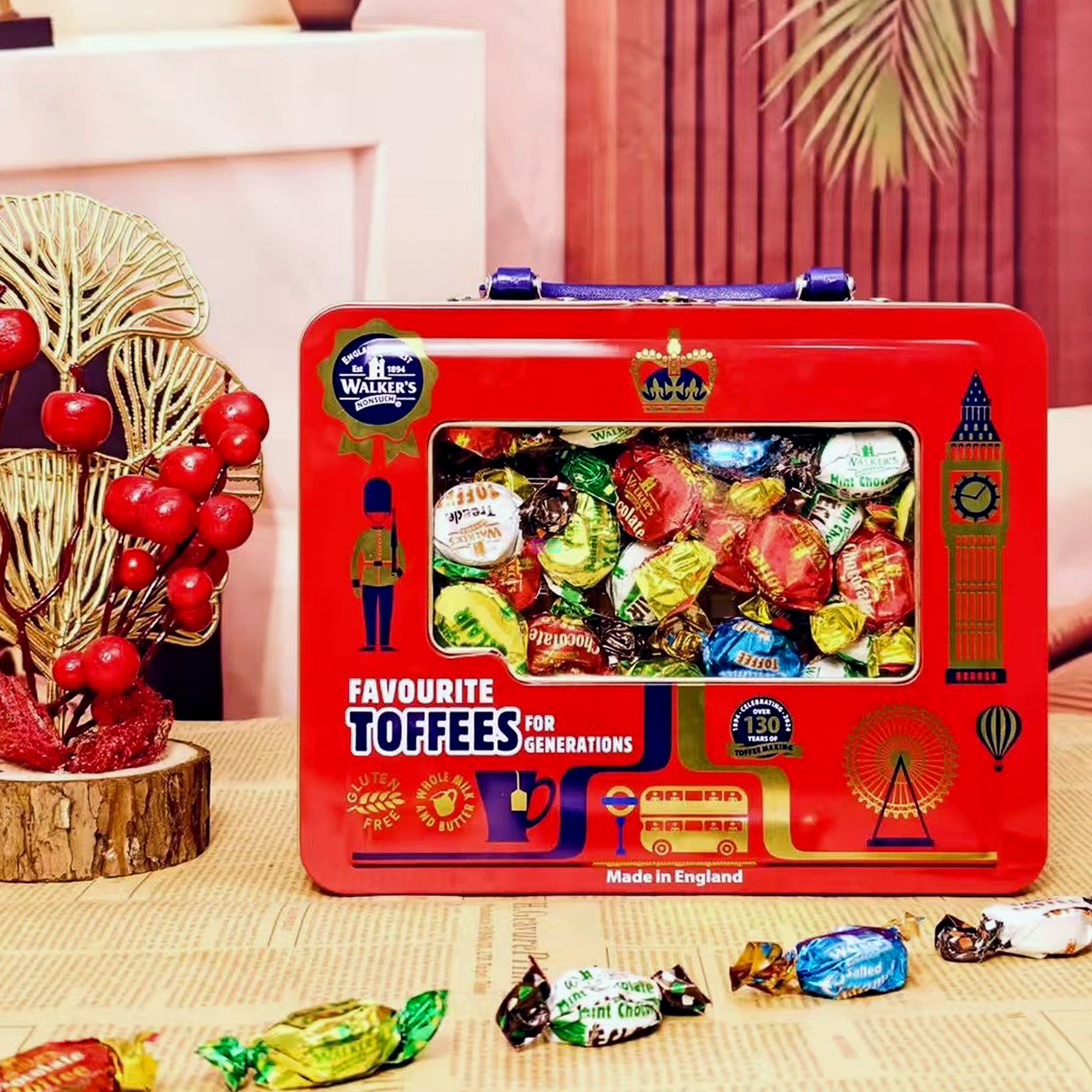 英国沃尔克斯太妃糖手提包礼盒装