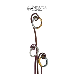 SOHANA王润原创钛合金医用钢耳圈耳骨耳洞素圈辣妹街舞经典耳环