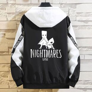 2025游戏周边小小噩梦2外套小小梦魇连帽卫衣春秋高中学生夹克休
