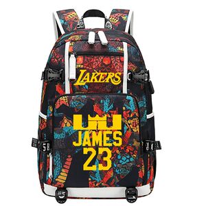 2024詹姆斯JAMES双肩包球星23号学生书包男湖人队詹皇背包运动休