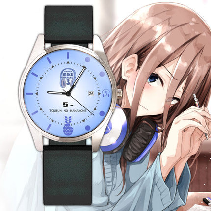 2025五等分花嫁手表中野一花二乃三玖四叶五月二次元动漫电子石英