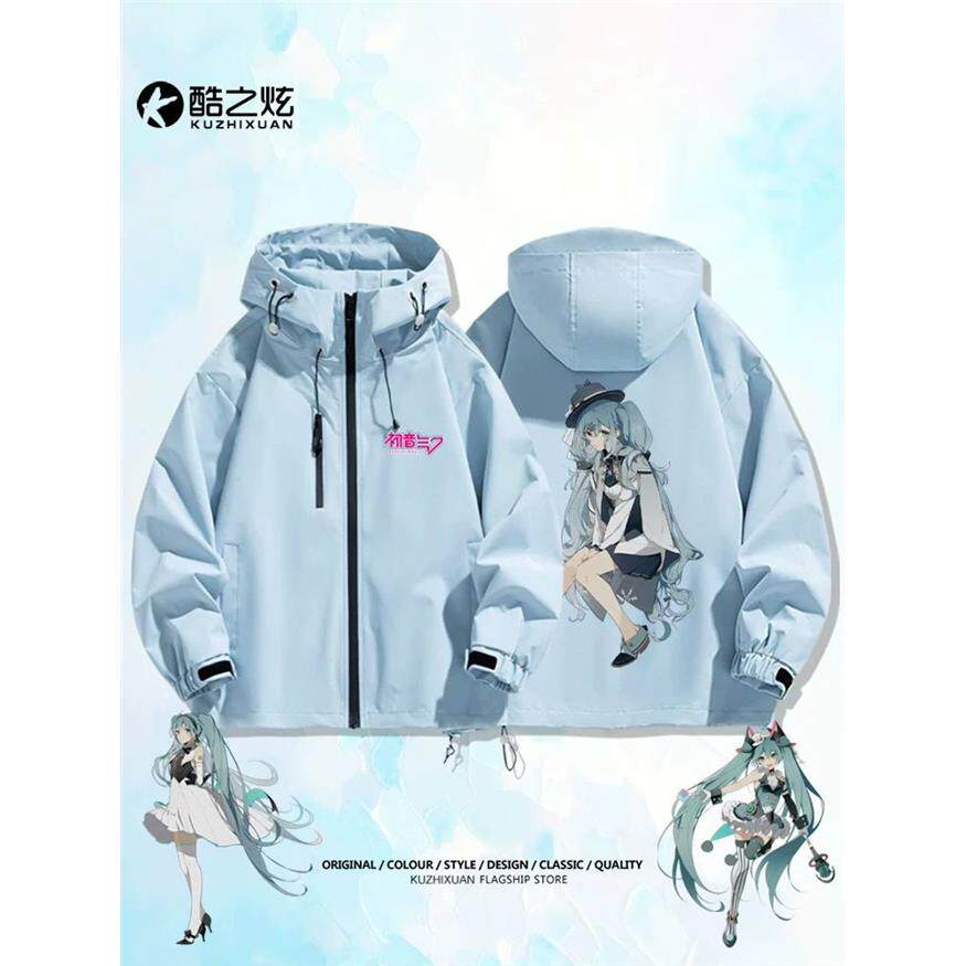 27新款初音复古印花二次元秋
