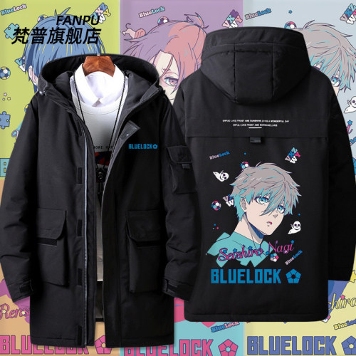 2024BLUE LOCK蓝色监狱动漫洁世一蜂乐回凪诚士郎周边衣服羽绒服