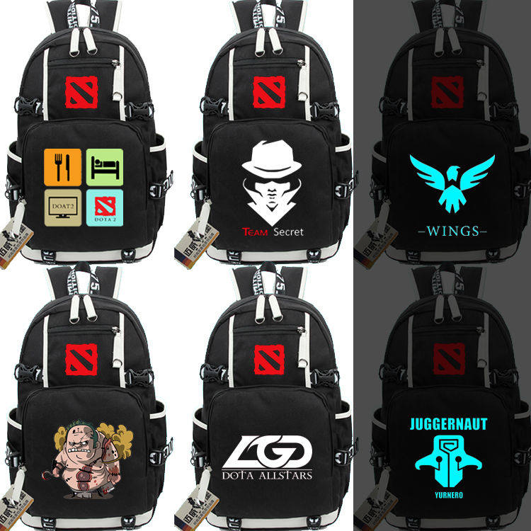 2024DOTA2 刀塔游戏双肩背包 WINGS秘密newbee队男女初高中学生书
