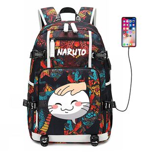 2024火影忍者摸头书包周边手游决斗场表情挑衅鸣人宇智波鼬学生电