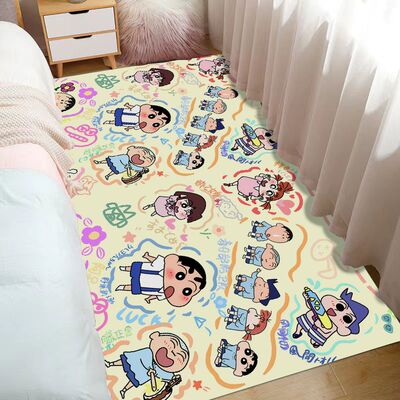 2025蜡笔小新地垫卡通可