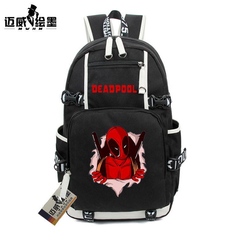 2024死侍书包deadpool周边漫威超级英雄动漫男女款初高中学生双肩