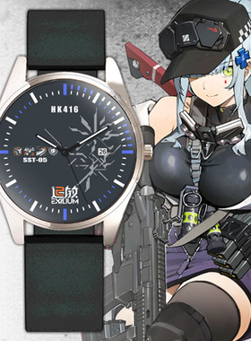 2025女孩前线2追逐手表Hk416克里凯数码手表Wa2000马启铎动画外围