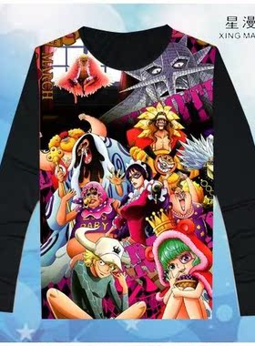 2025海贼王路飞长袖T恤男女黑色动漫青少年大码体恤春季新款包邮