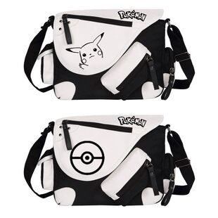 斜挎包动漫书包神奇宝贝口袋妖怪周边精灵宝可梦Go单肩背包