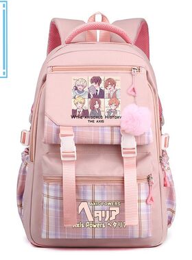 2024黑塔利亚APH动漫二次元周边初中小学生书包Axis powers双肩背