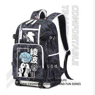 2025EVA新世纪福音战士动漫周边初中生男ifashion书包高中背包双