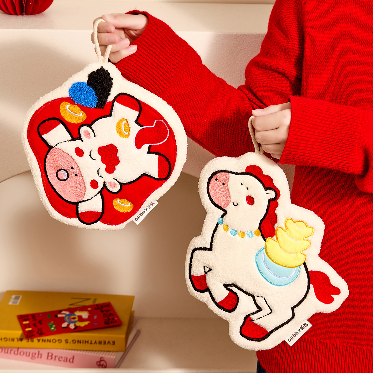 新年马发财可爱擦手巾卡通挂式厨房毛巾卫生间浴室吸水加厚不发臭,家庭/个人清洁工具,厨房擦手巾,淘宝优惠券,粉丝福利购,淘宝优惠卷