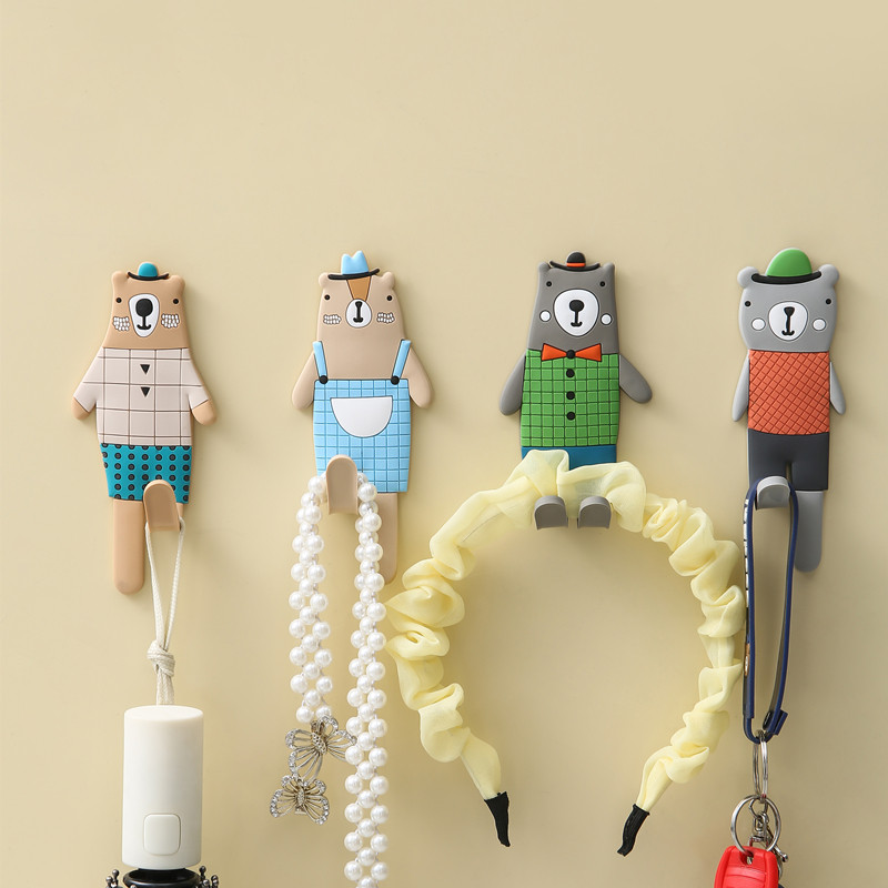 动物挂钩强力创意可爱厨房磁吸冰箱贴卫生间墙壁插头粘钩免打孔,收纳整理,挂钩/粘钩,淘宝优惠券,粉丝福利购,淘宝优惠卷