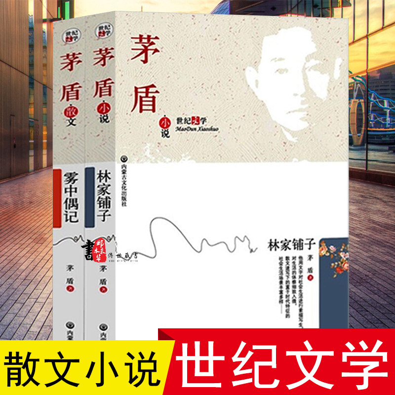 雾中偶记 林家铺子 精选茅盾长篇小说矛盾文集文学奖获奖作品集全集