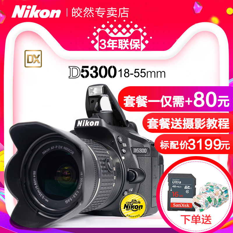 Nikon/Ä῵D5300Ì×»ú18-55¾µÍ·µ¥·´ÈëÃż¶¸ßÇåÊýÂëÂÃÓÎÕÕÏà»ú