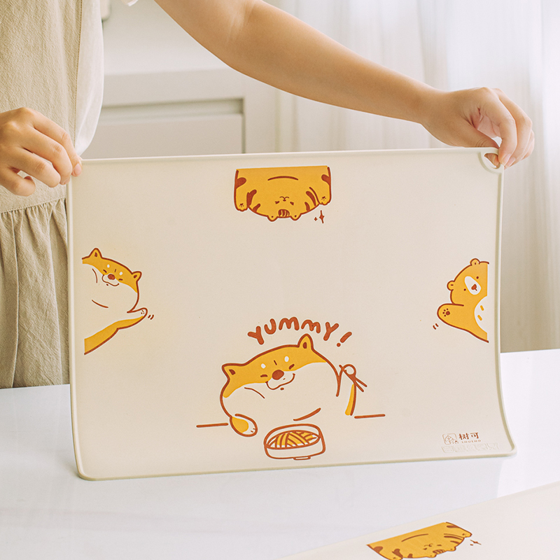 树可食品级儿童餐垫防滑隔热垫