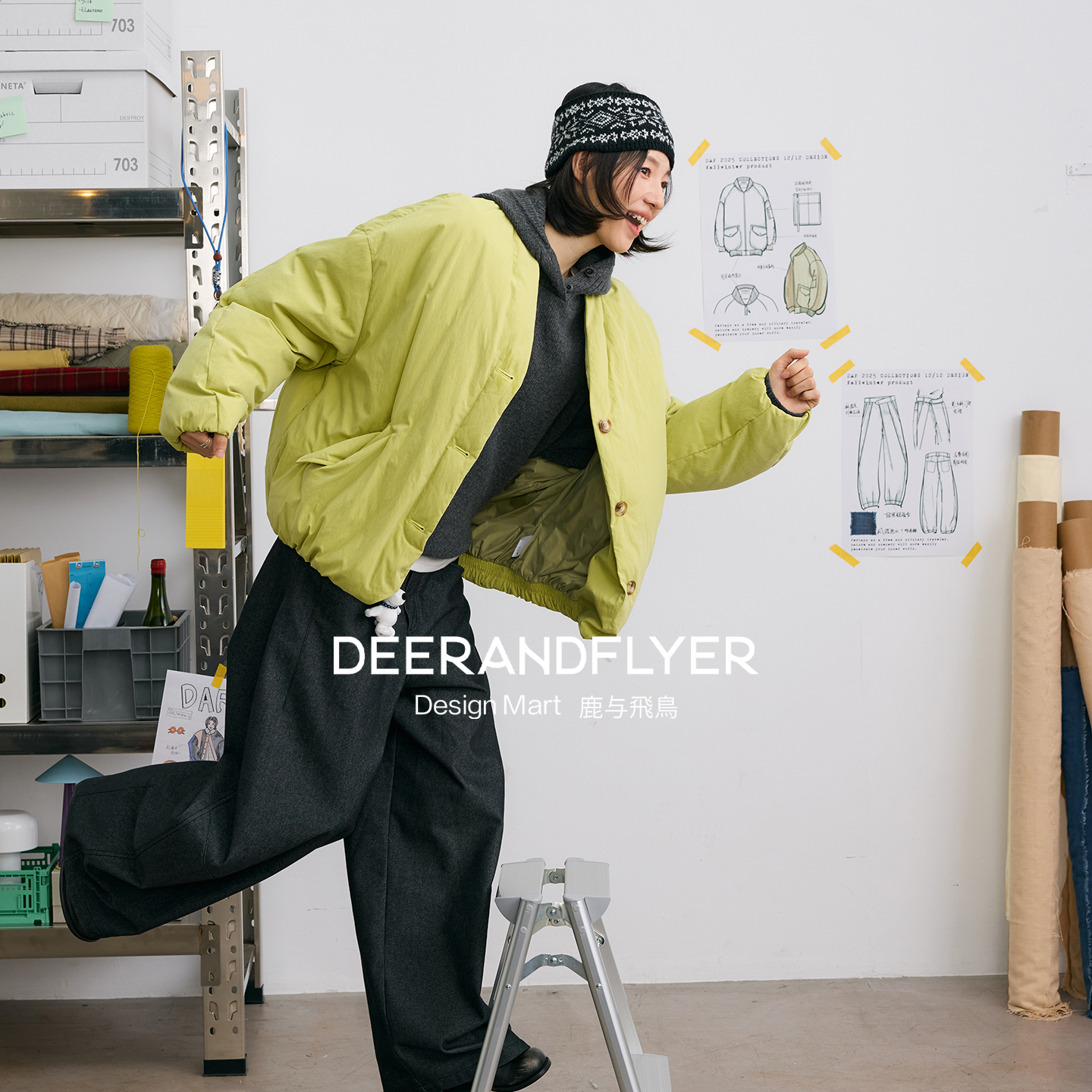 90白鸭绒轻暖V领三色茧型羽绒服