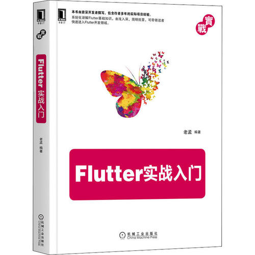 正版  Flutter实战入门 老孟 程序设计 计算机/大数据 机械工业出版社 9787111655800 计算机书店 书籍