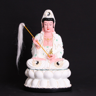 慈航道人大士树脂佛像玻璃钢家居摆件摆放创意摆放陶瓷客厅中式