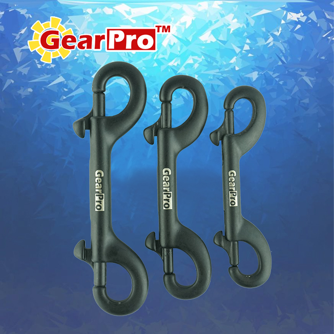 GearPro 黑色磷化镀膜双头扣 316不锈钢 双头钩快卸挂扣 手感顺滑 户外/登山/野营/旅行用品 呼吸调节器 原图主图