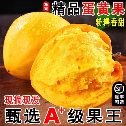 海南蛋黄果新鲜现摘孕妇鸡蛋水果