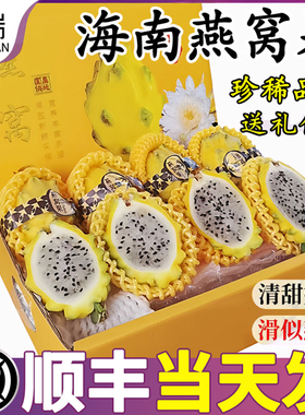 海南燕窝果新鲜水果当季孕妇水果滑似燕窝树上熟麒麟果黄金火龙果