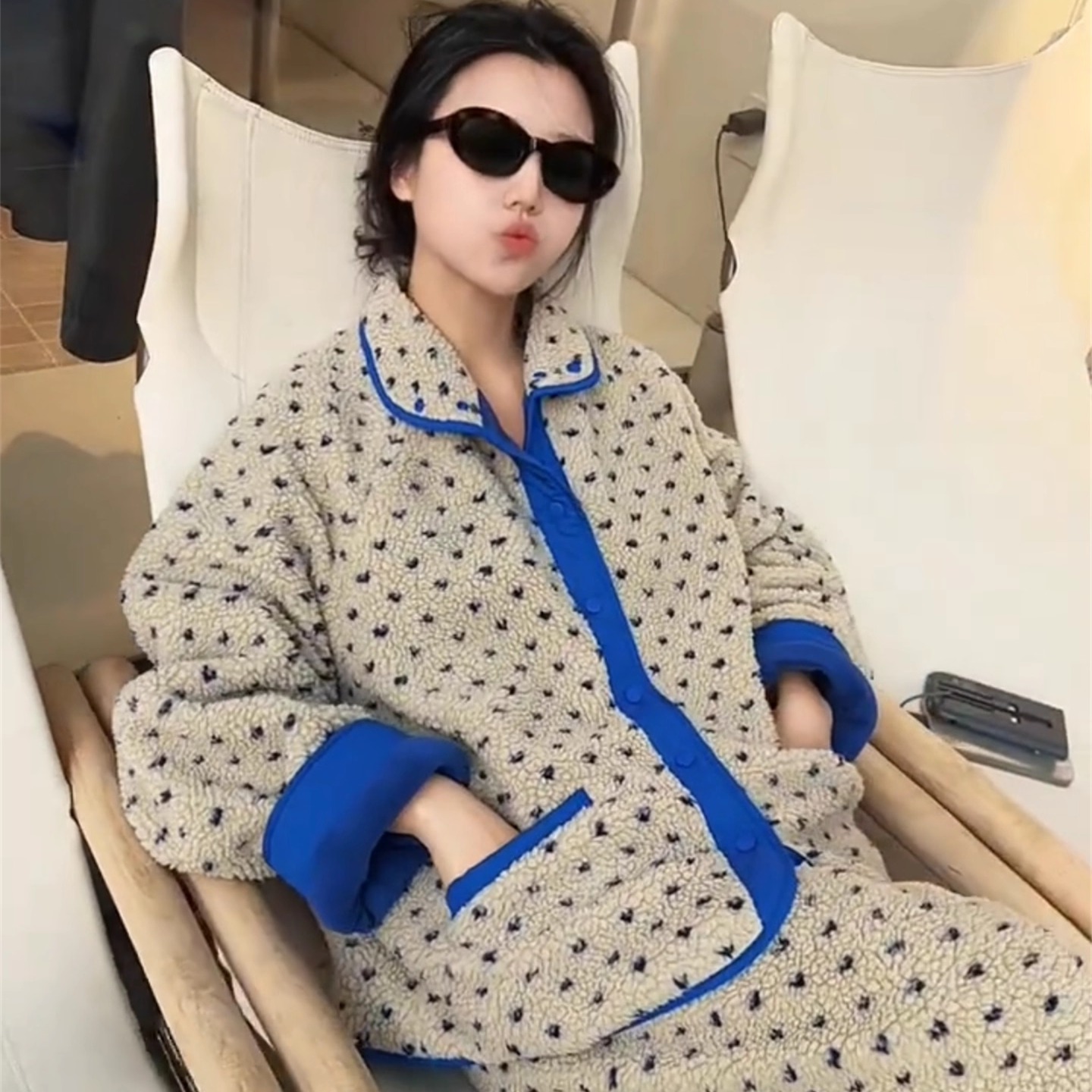 加绒加厚睡衣家居服女冬季2025新