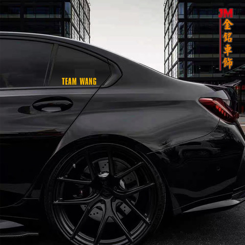 万物皆可TEAMWANG车贴纸